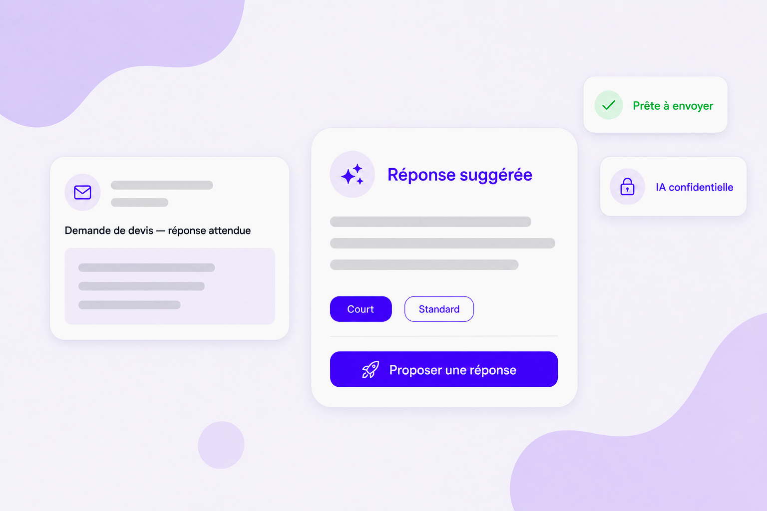 Aurora Mail: AI-suggested email replies from Gmail or Outlook in AuraPro